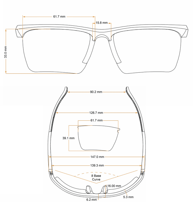 Sizing Diagram