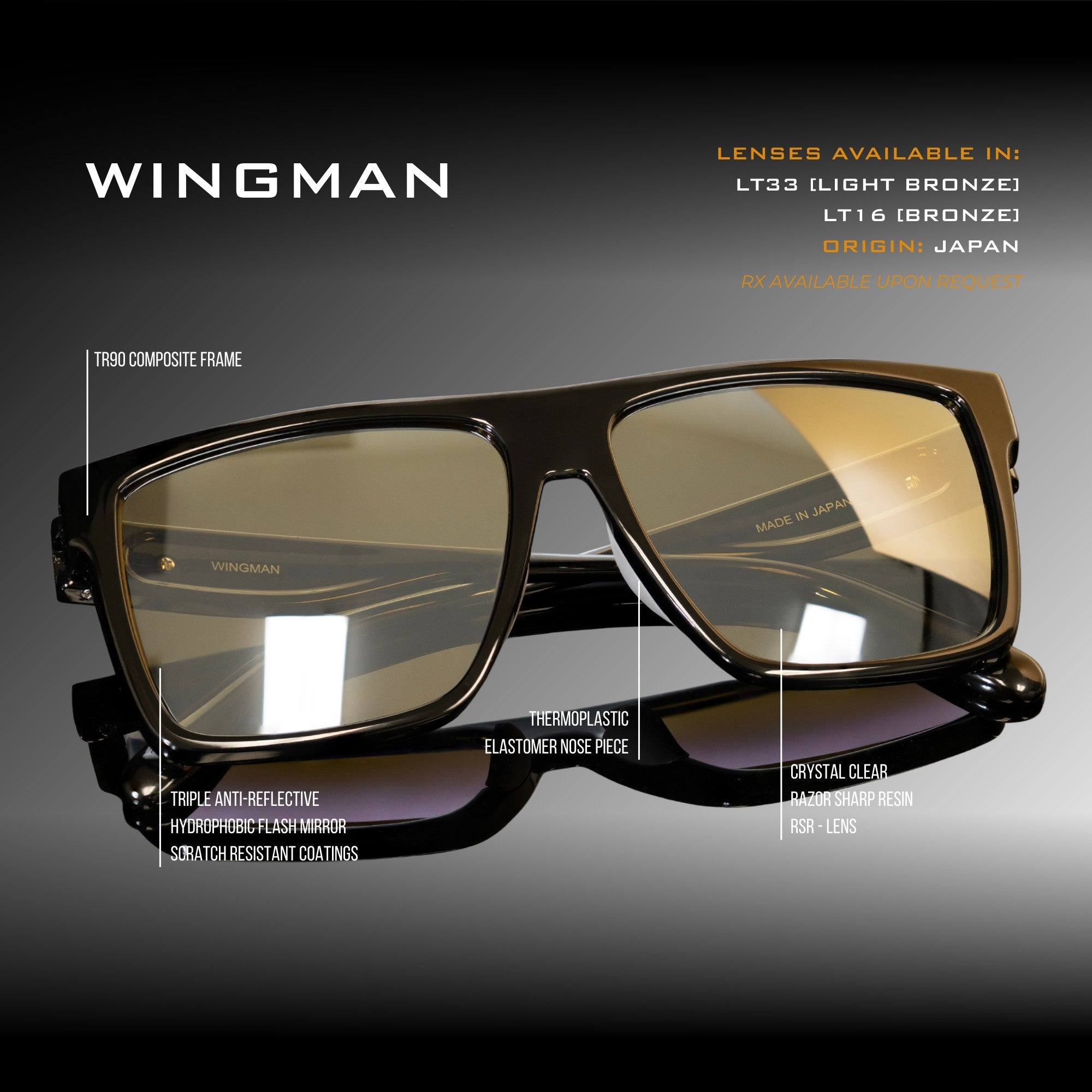 Wingman Golf Sunglasses | Precision Performance Eyewear | Scheyden